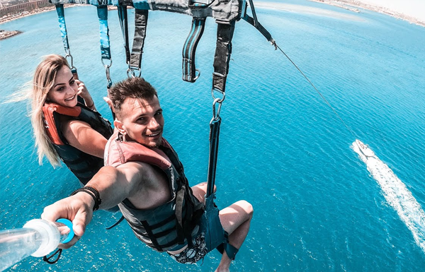 Parasailing Adventure Flying In The Sky